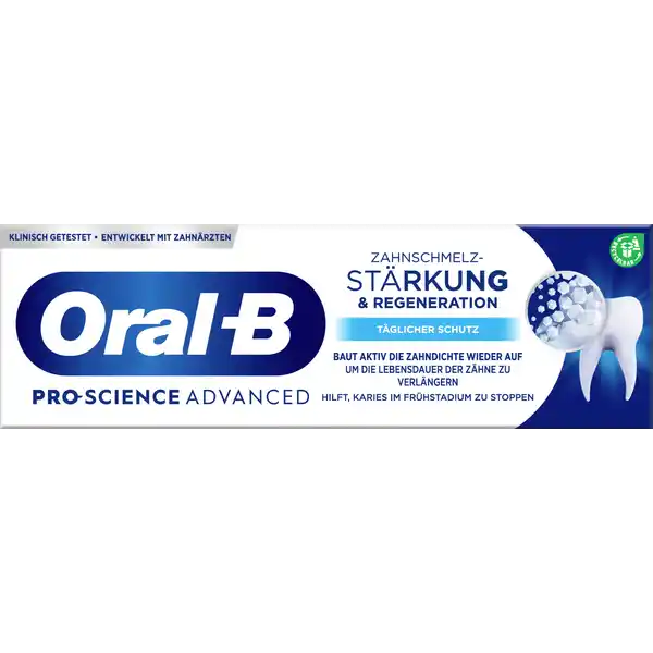 PRO-SCIENCE ADVANCED Zahnschmelzstärkung & -regeneration Täglicher Schutz  Zahncreme