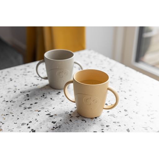 Sebra Mums Kop Med Hanke, Wheat Yellow