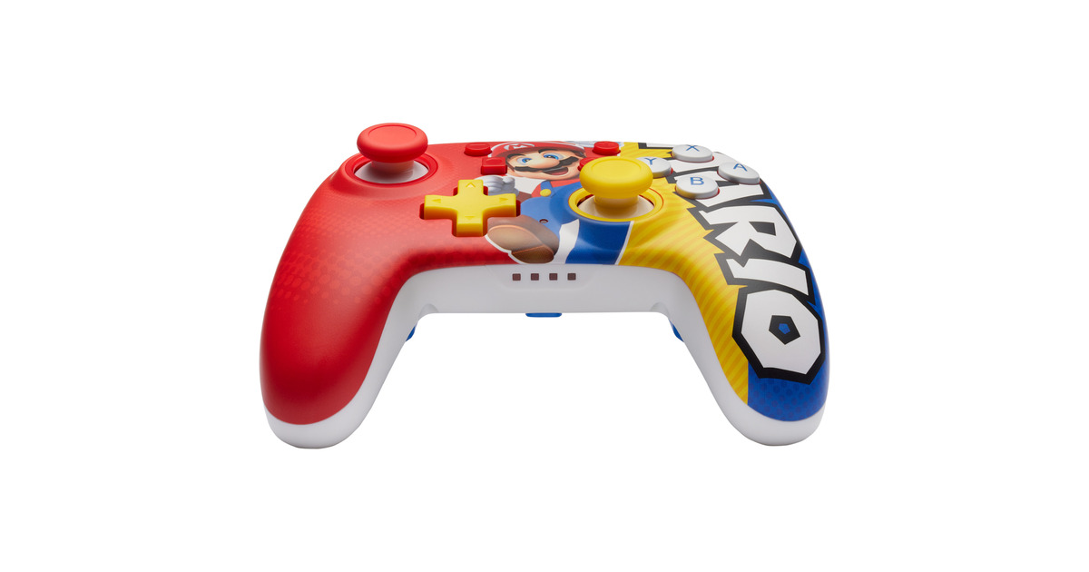 PowerASwitch WS Nano Mario Victory gamepad  (Rood/geel)
