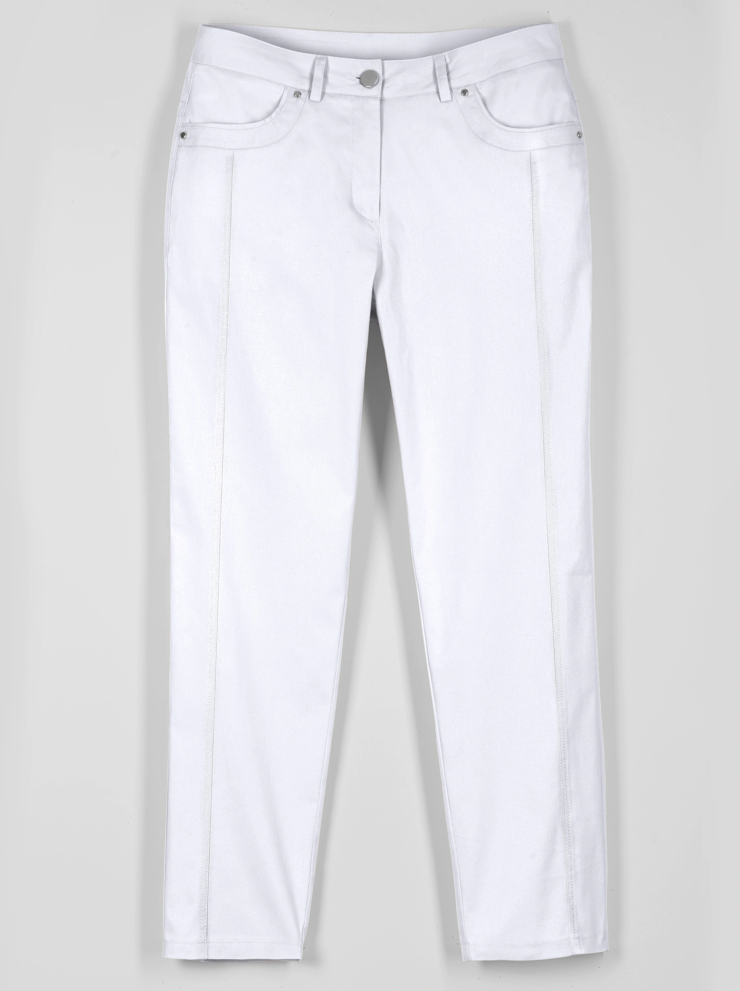 7/8-Jeans in weiß
