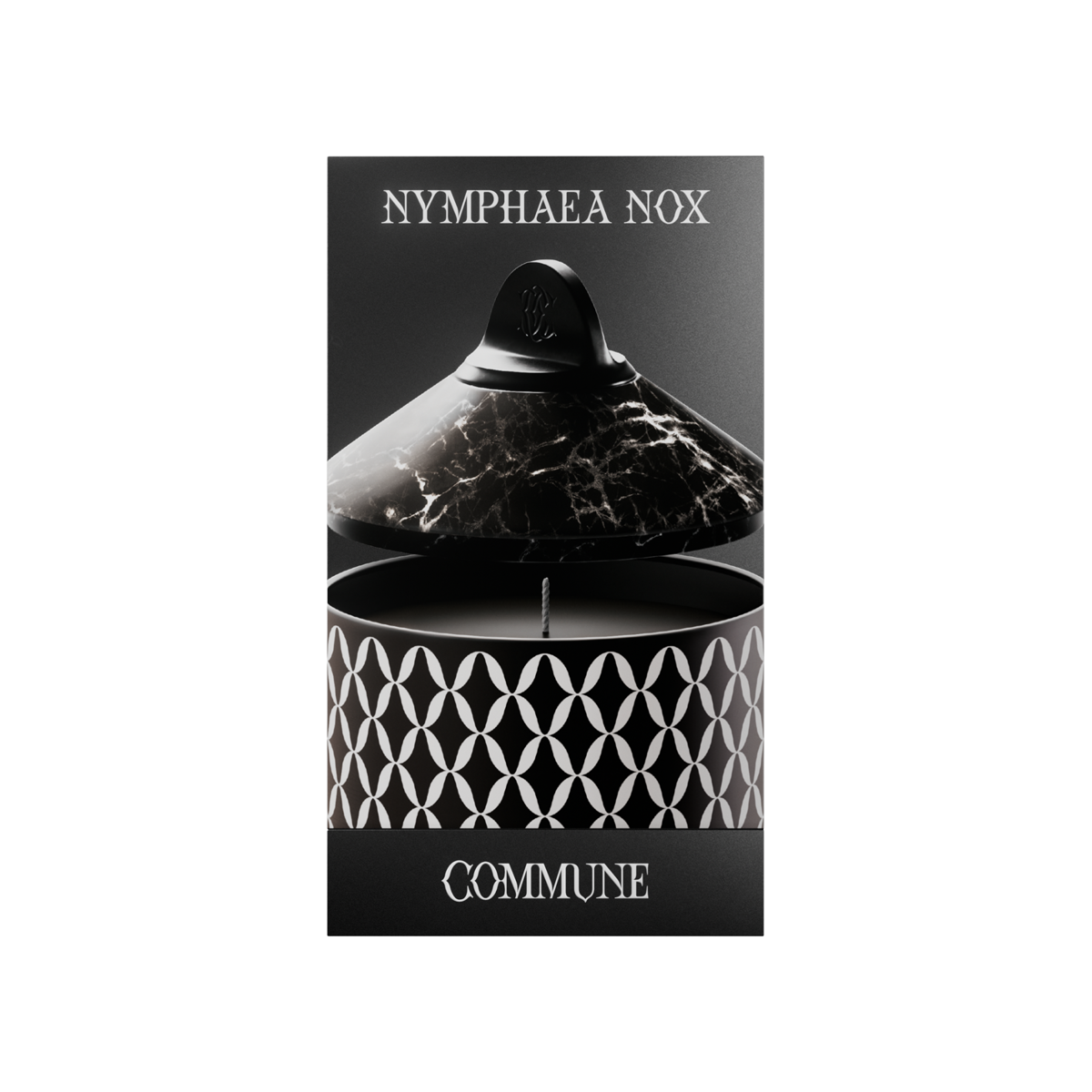 Nymphaea Nox Candle + Marble Cover 400gr