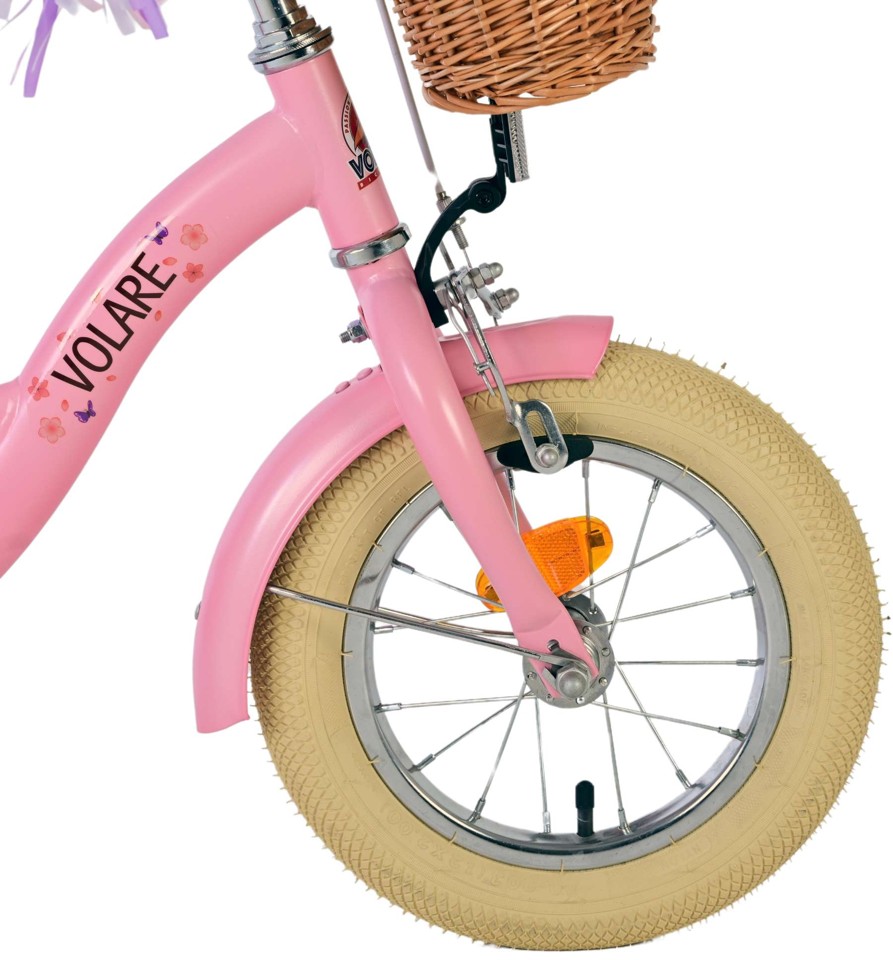 Volare - Børnecykel 12'' - Blossom Lilla