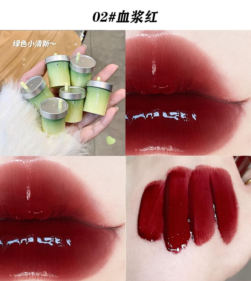 Cappuvini - Garden Season Straw Cup Glossy Lipstick - 6 kleuren