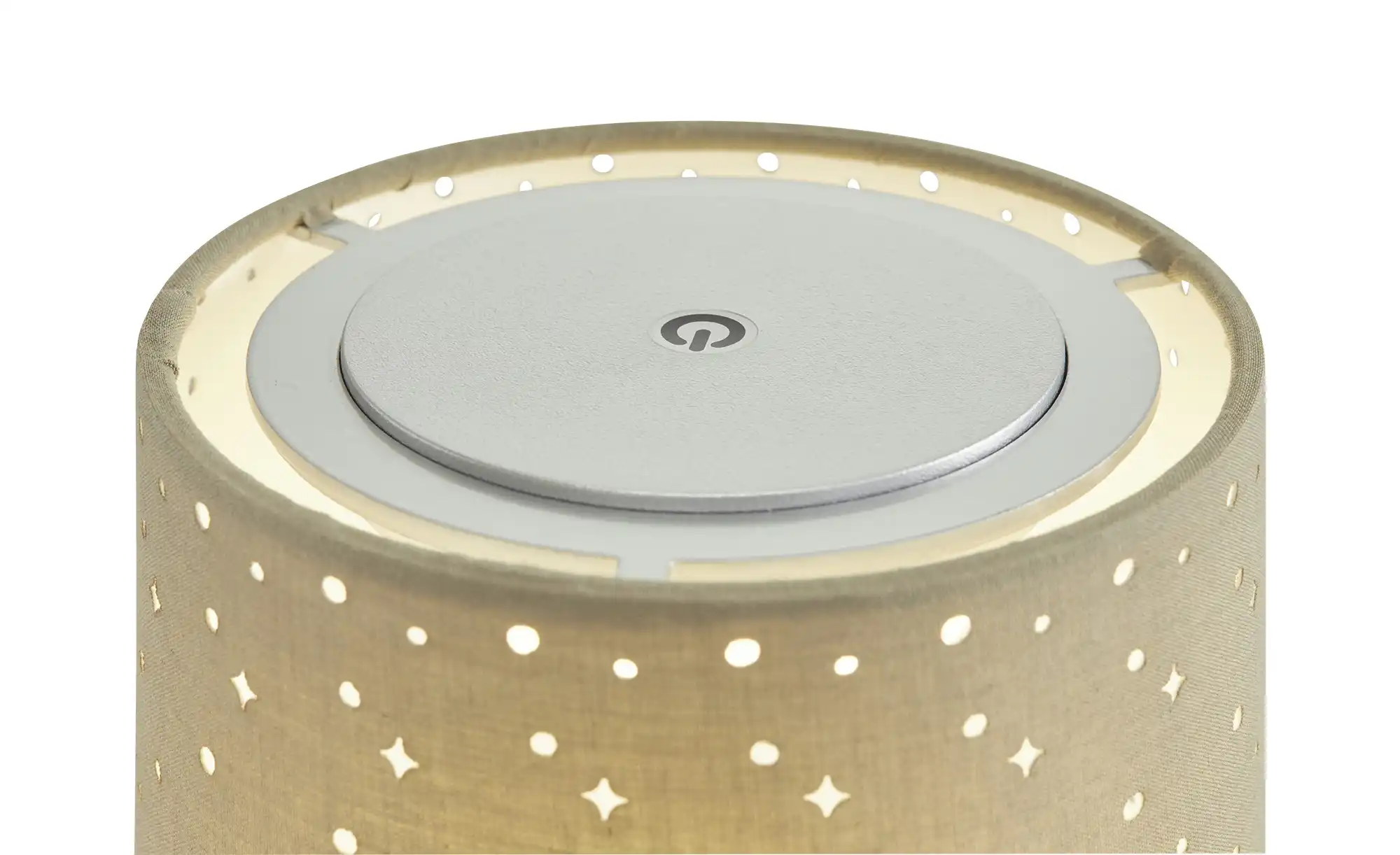 Akku LED-Tischleuchte taupe