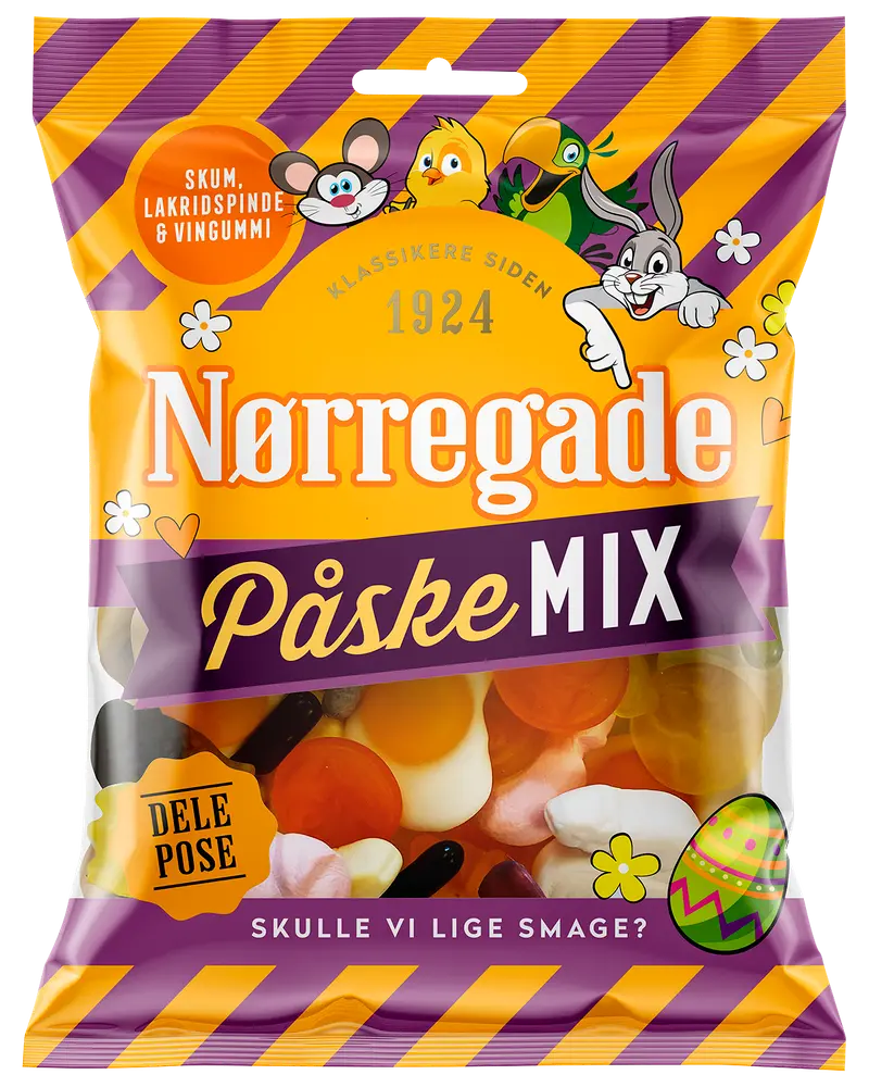 Påskeæg- og slik 75-120g