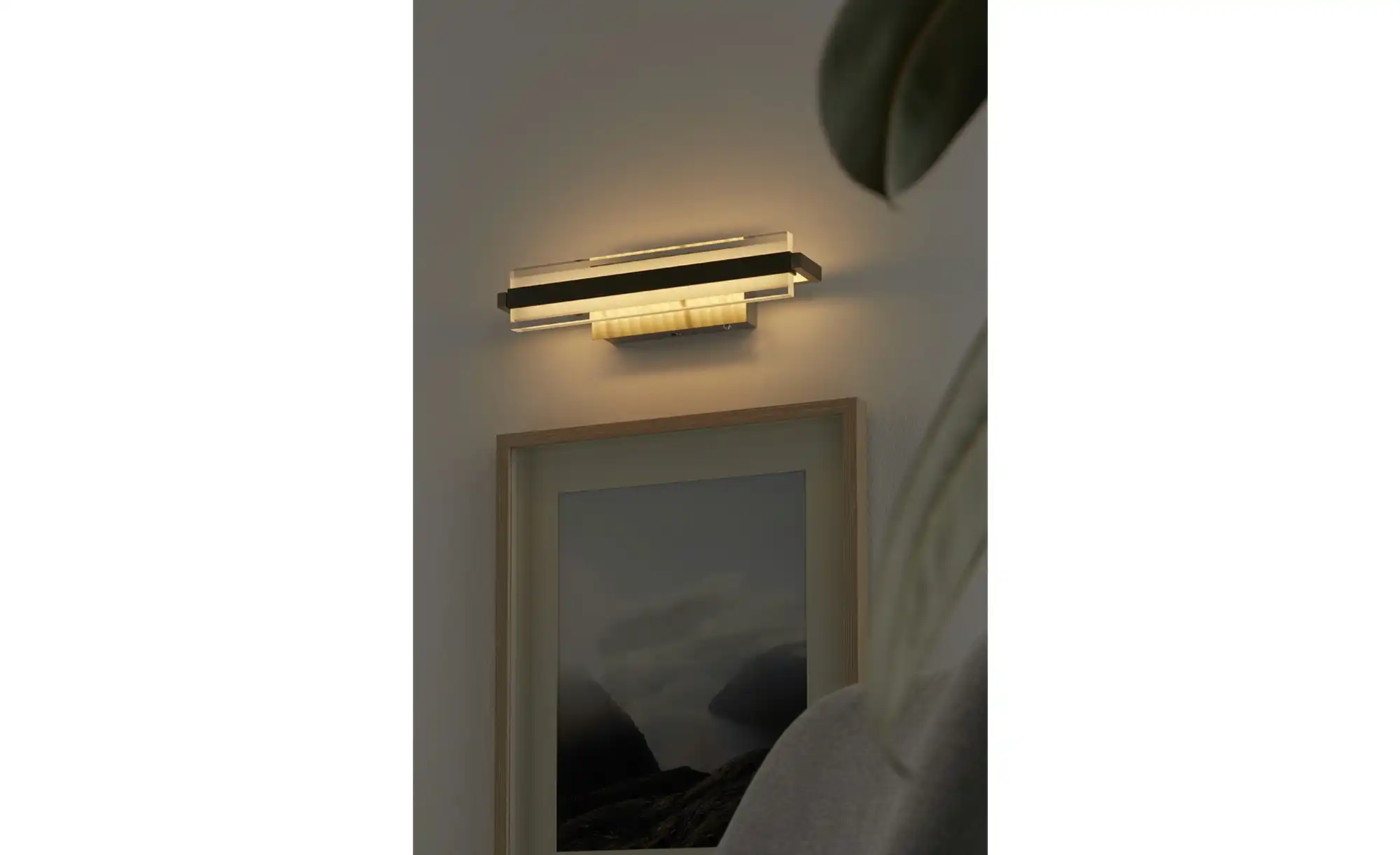 Fischer-Honsel LED-Wandleuchte, Nickel matt mit Dimmer