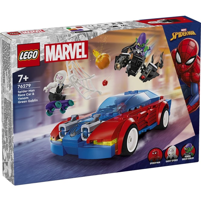 LEGO® Super Heroes Marvel 76279 - Spider-Mans Rennauto & Venom Green Goblin