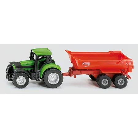 SIKU 1632 Traktor mit Halfpipe-Muldenkipper