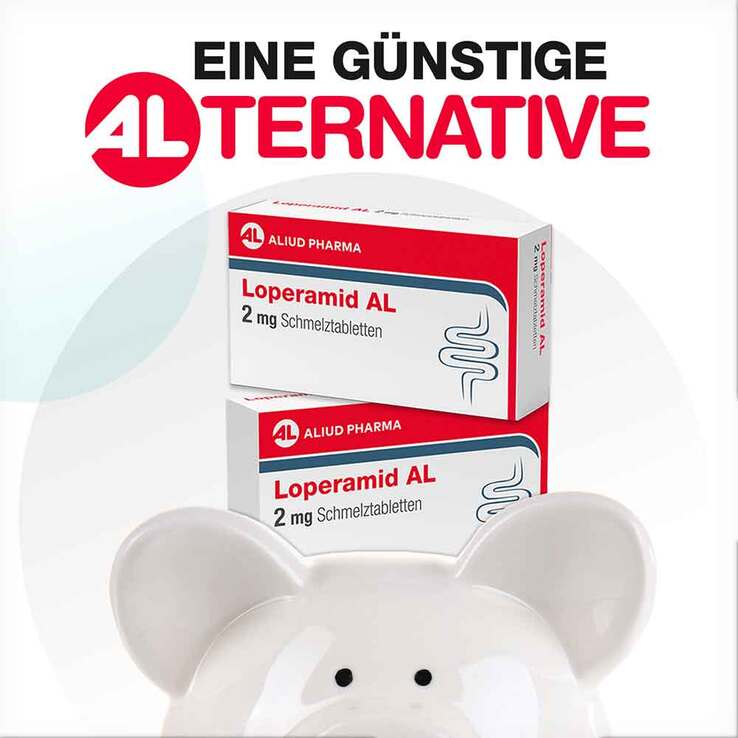 Loperamid AL 2 mg Schmelztabletten, 6 St