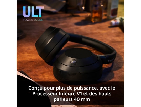SONY - Casque sans fil ULT Wear noir - WH-ULT900NB