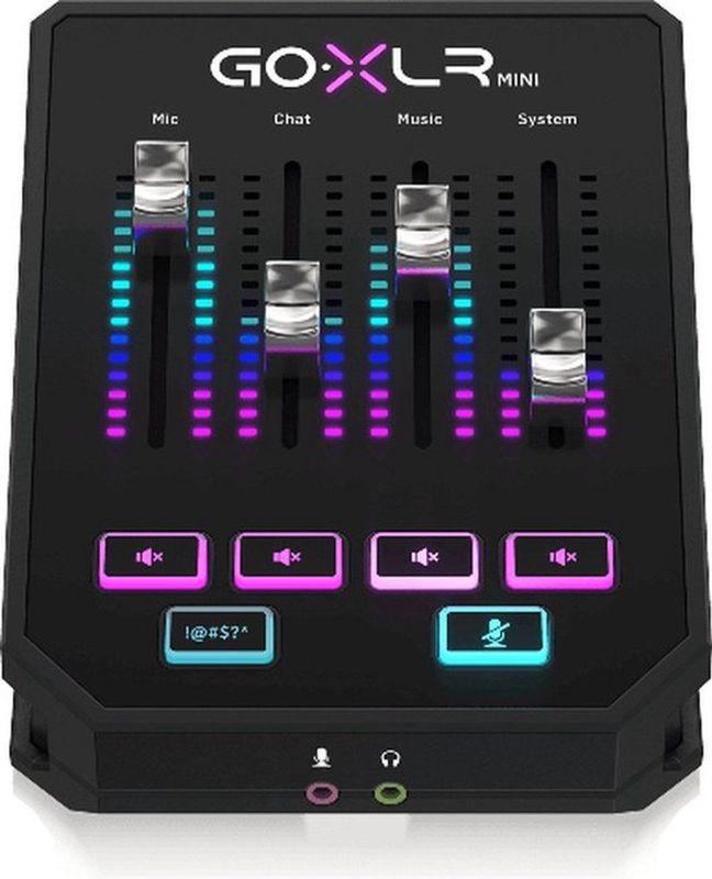 TC Helicon - GoXLR Mini - Audio-interface - Zwart - Professionele 4-kanaals mixer