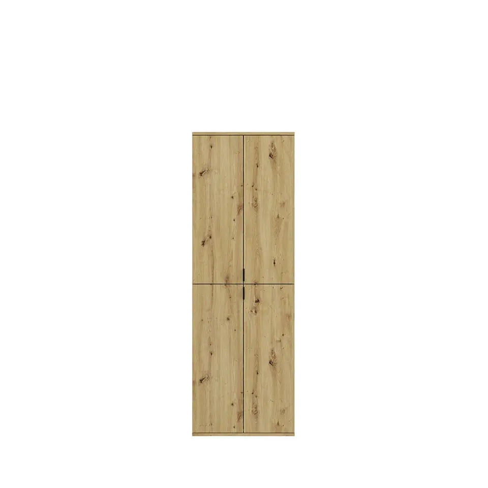 Hioshop ProjektX kledingkast- 12 deuren eiken decor