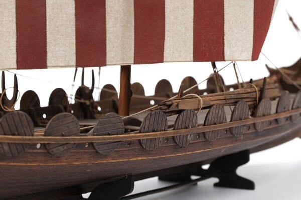 Billing Boats - Oseberg Viking Ship 720 Skib Byggesæt - 1:25 - Bb720