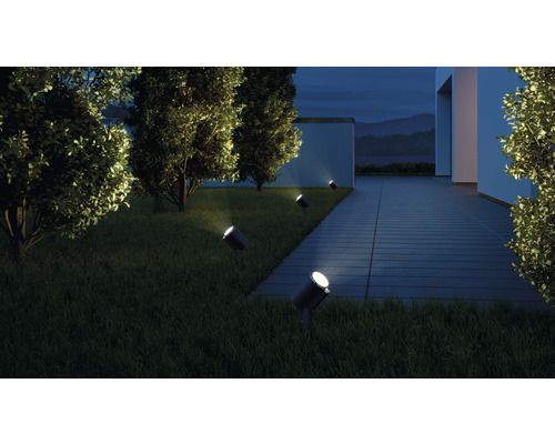 Steinel Tuinspot 512 lm 3000 K Schemersensor Spot Tuin N Antraciet