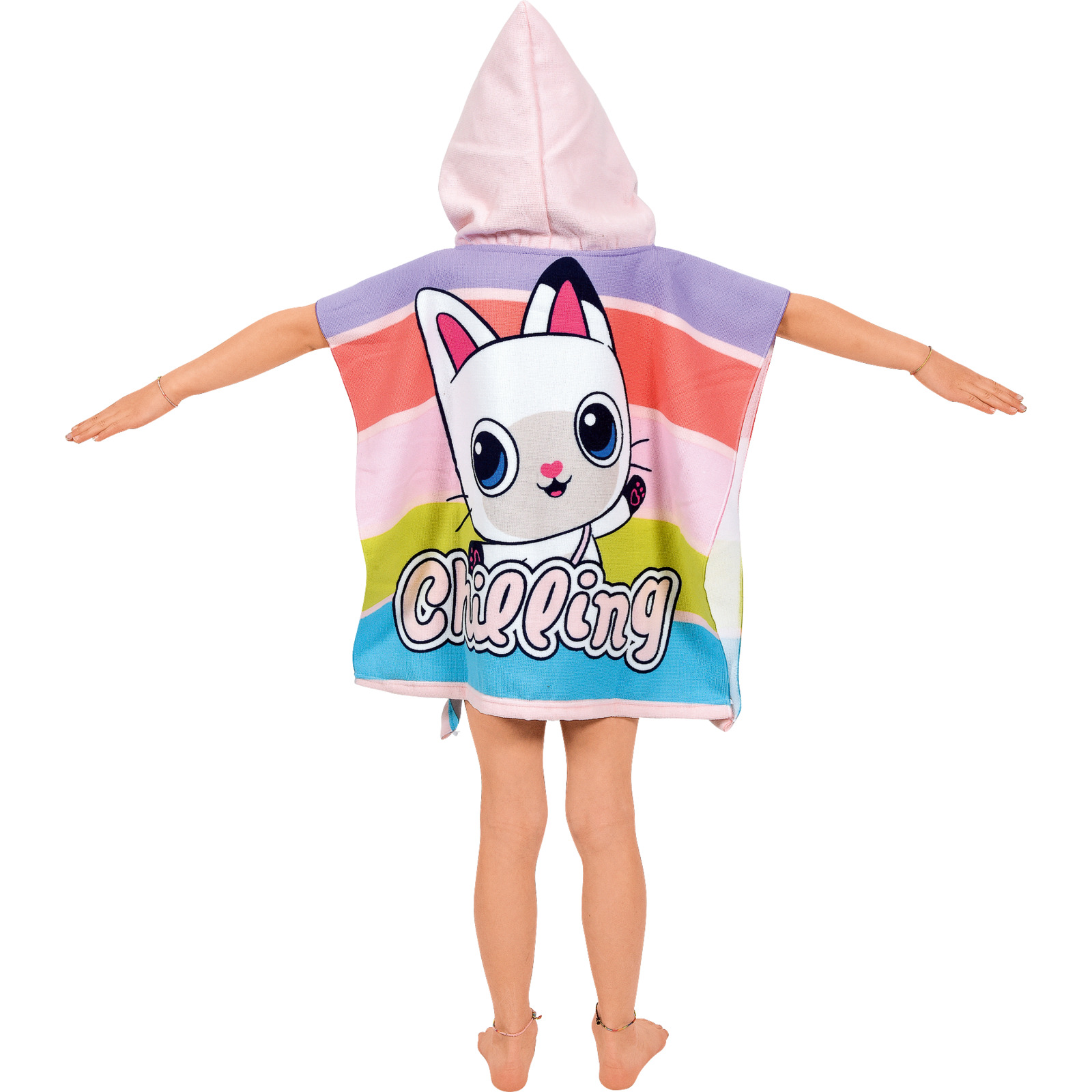 Kinder Badeponcho Gabby's Dollhouse