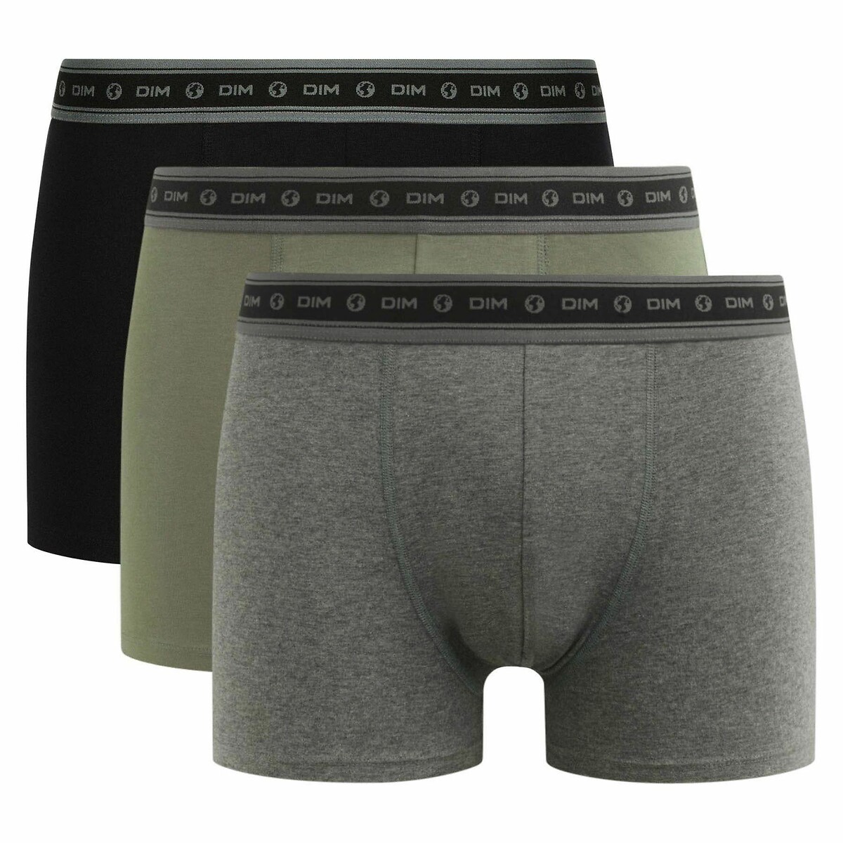 DIM<br>Conjunto de 3 cuecas boxer em bom estado