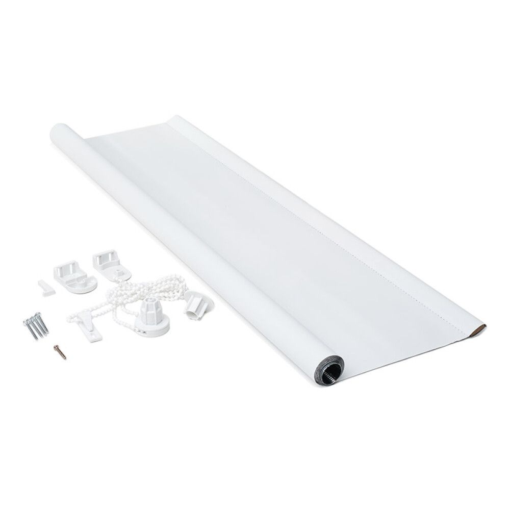 RULLEGARDIN BASIC MØRKLEGGENDE 120X185CM HVIT