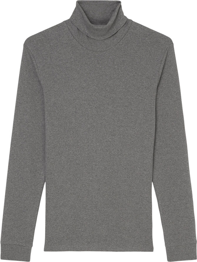 Marc O’Polo Jersey T-shirt, long sleeve, turtle Graphite grey melange