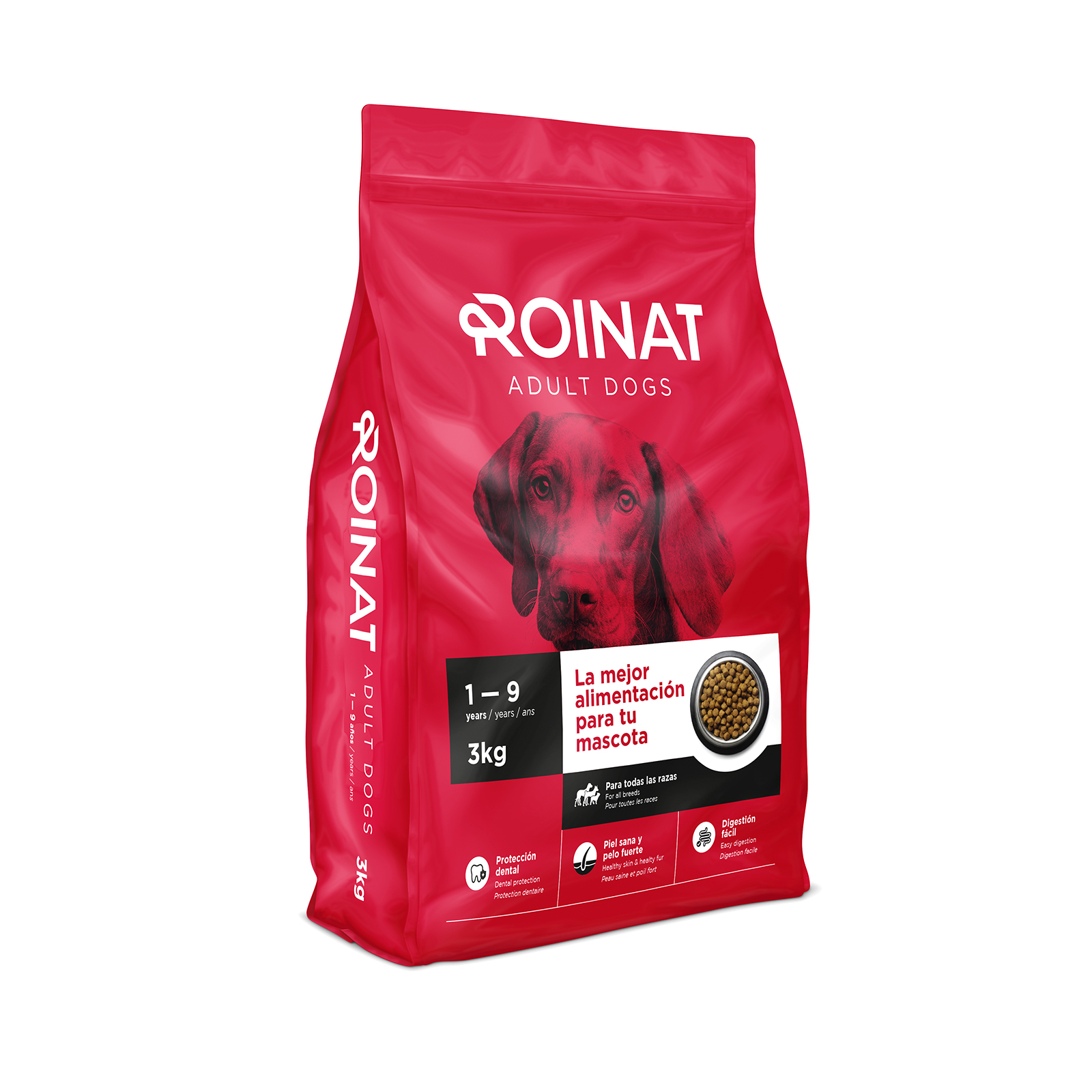 Ração para cães adultos Roinat sabor frango