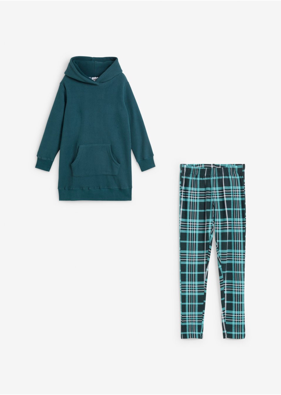 Robe en polaire et legging fille (Ens. 2 pces.)