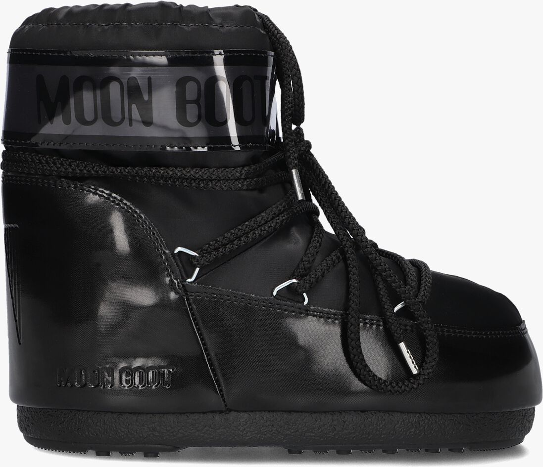 MOON BOOT zwarte moon boot  icon low glance