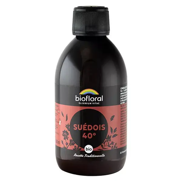 Biofloral Sueco 40° Remédios Tradicionais Orgânicos 300 ml