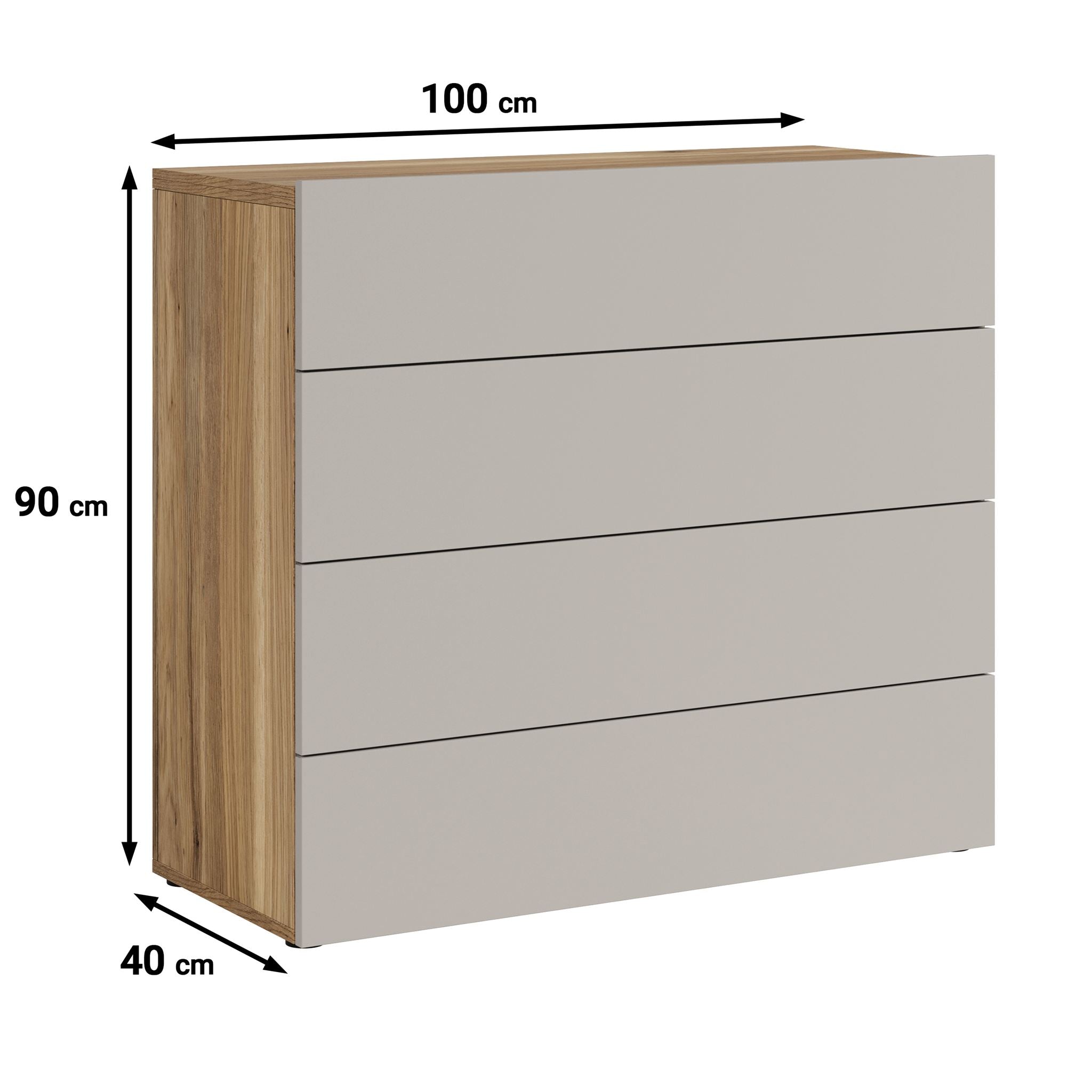 Meubella - Ladekast Innocent - Beige - 100 cm