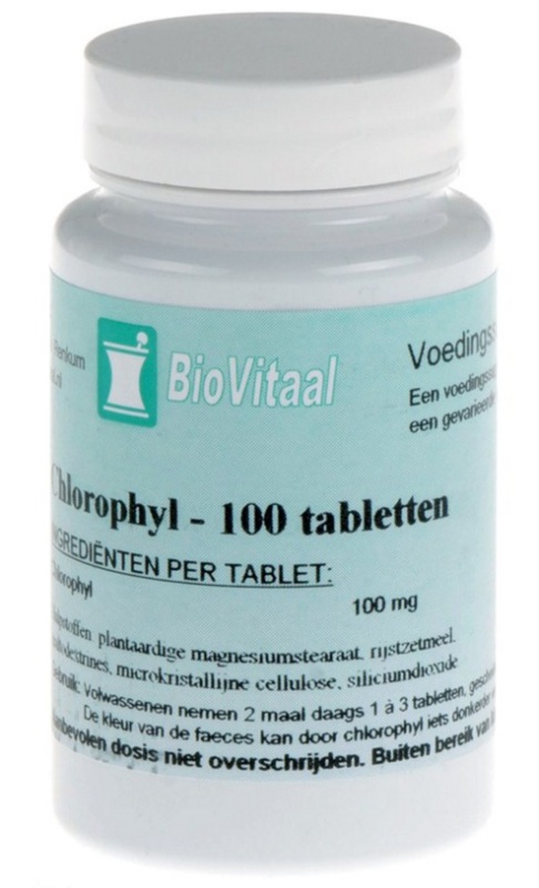 VeraSupplements chlorophyl 100mg 100tb