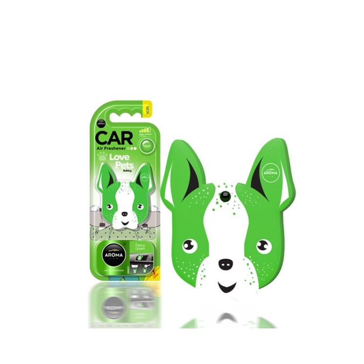 Aroma Auto Hond Autogeur Fancy Green 1 stuk