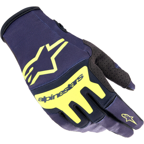 Alpinestars - Gants Techstar - 2023 Navy / Jaune fluo