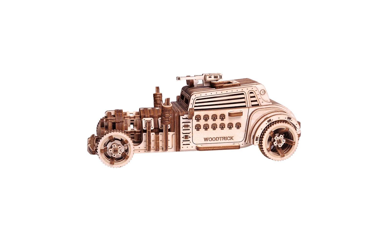 Bausatz Apocalyptic CarPostapokalyptisches Auto 3D Bausatz aus Holz