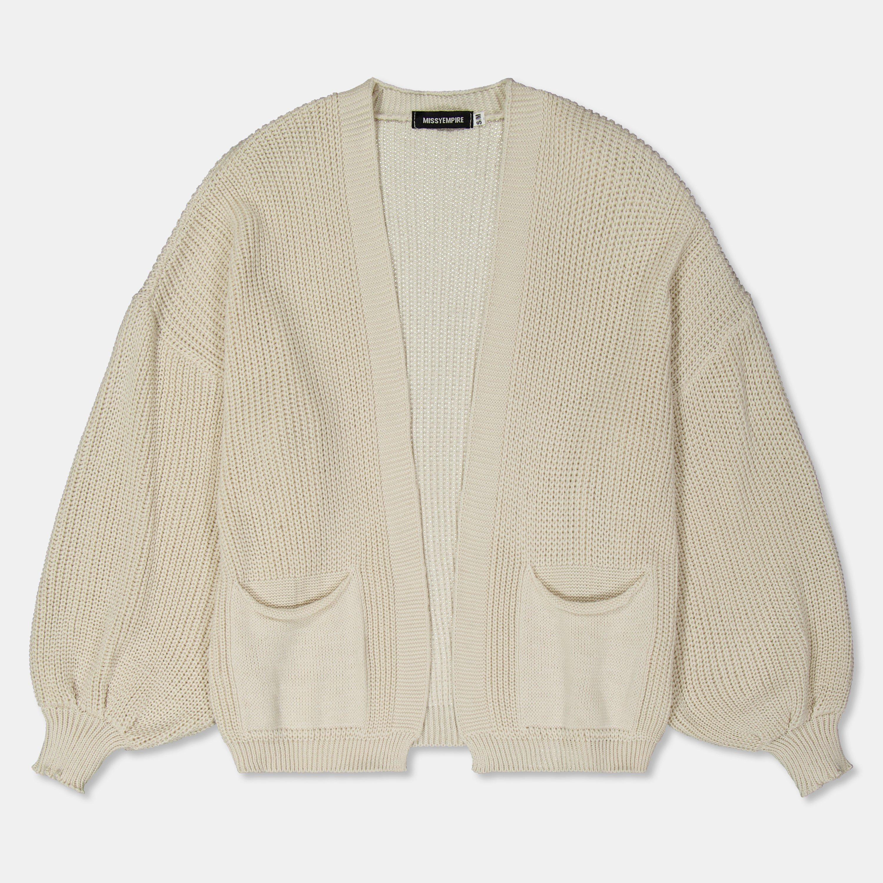 Missy Empire ME Balloon Sleeve Cardigan Womens