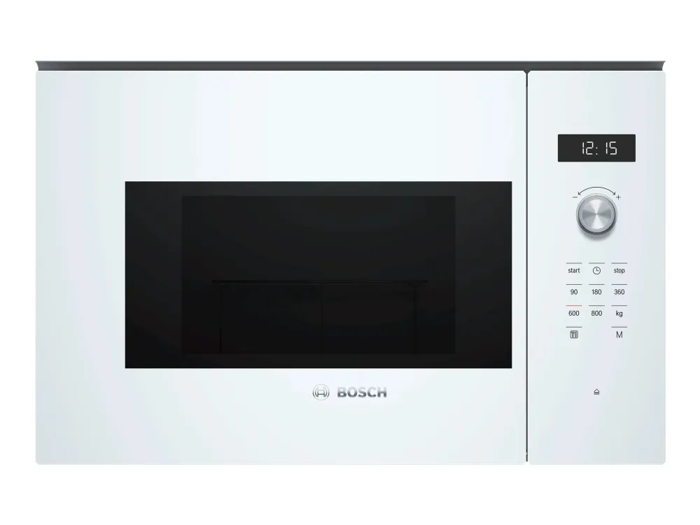 Bosch Serie | 6 BFL524MW0 - Mikrobølgeovn - til indbygning - 20 liter - 800 W - hvid