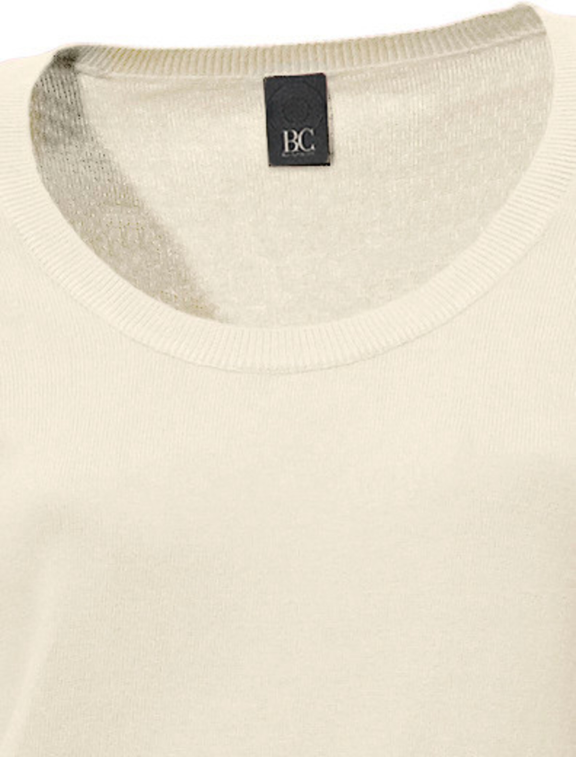 heine Rundhals-Pullover in offwhite