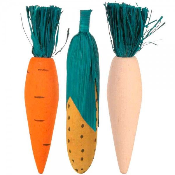 Trixie Legumes em Madeira Natural 3 Unidades