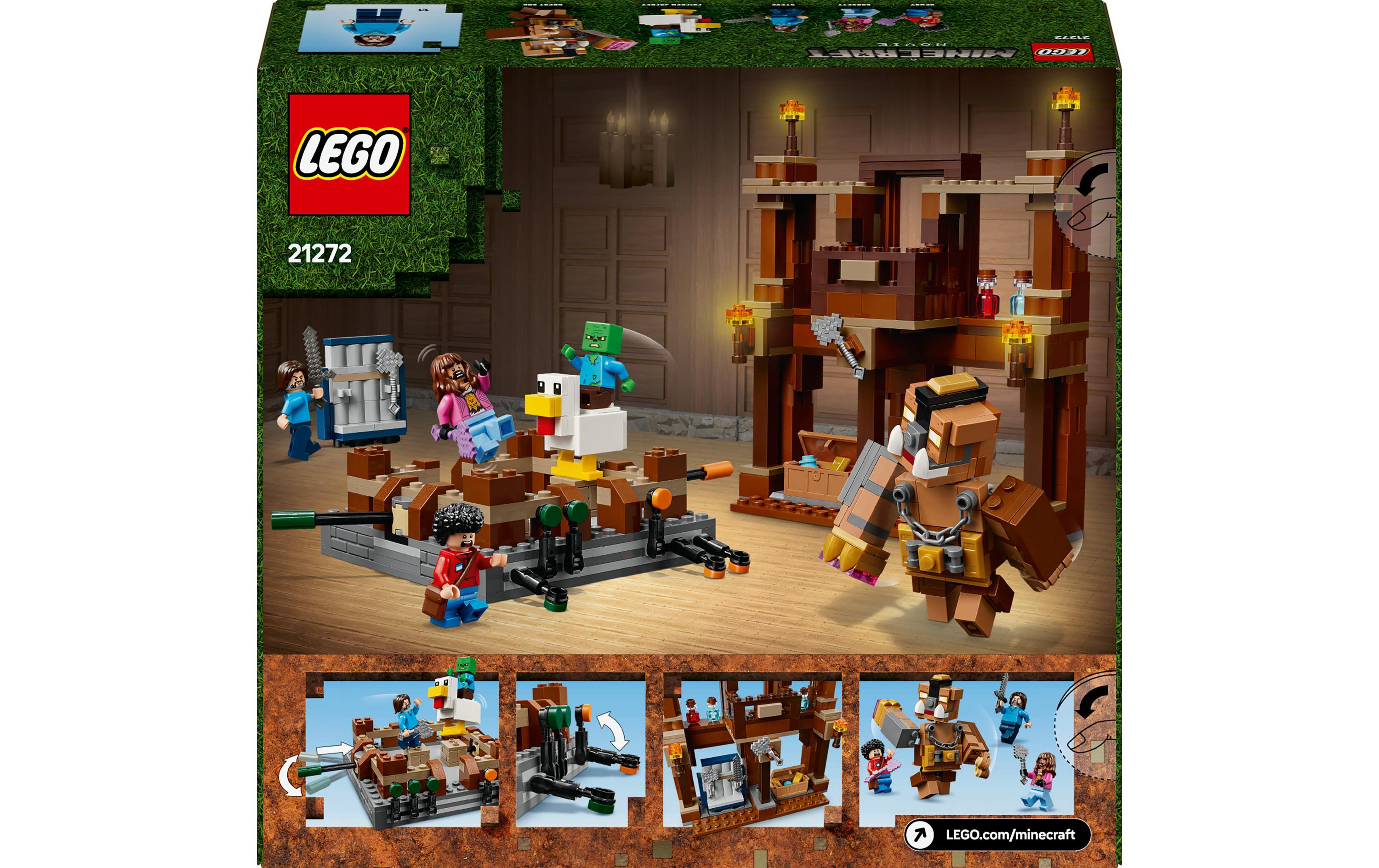 Minecraft Waldanwesen mit Boxring 21272Spielset zum Minecraft Film mit Waldanwesen zum Sammeln
