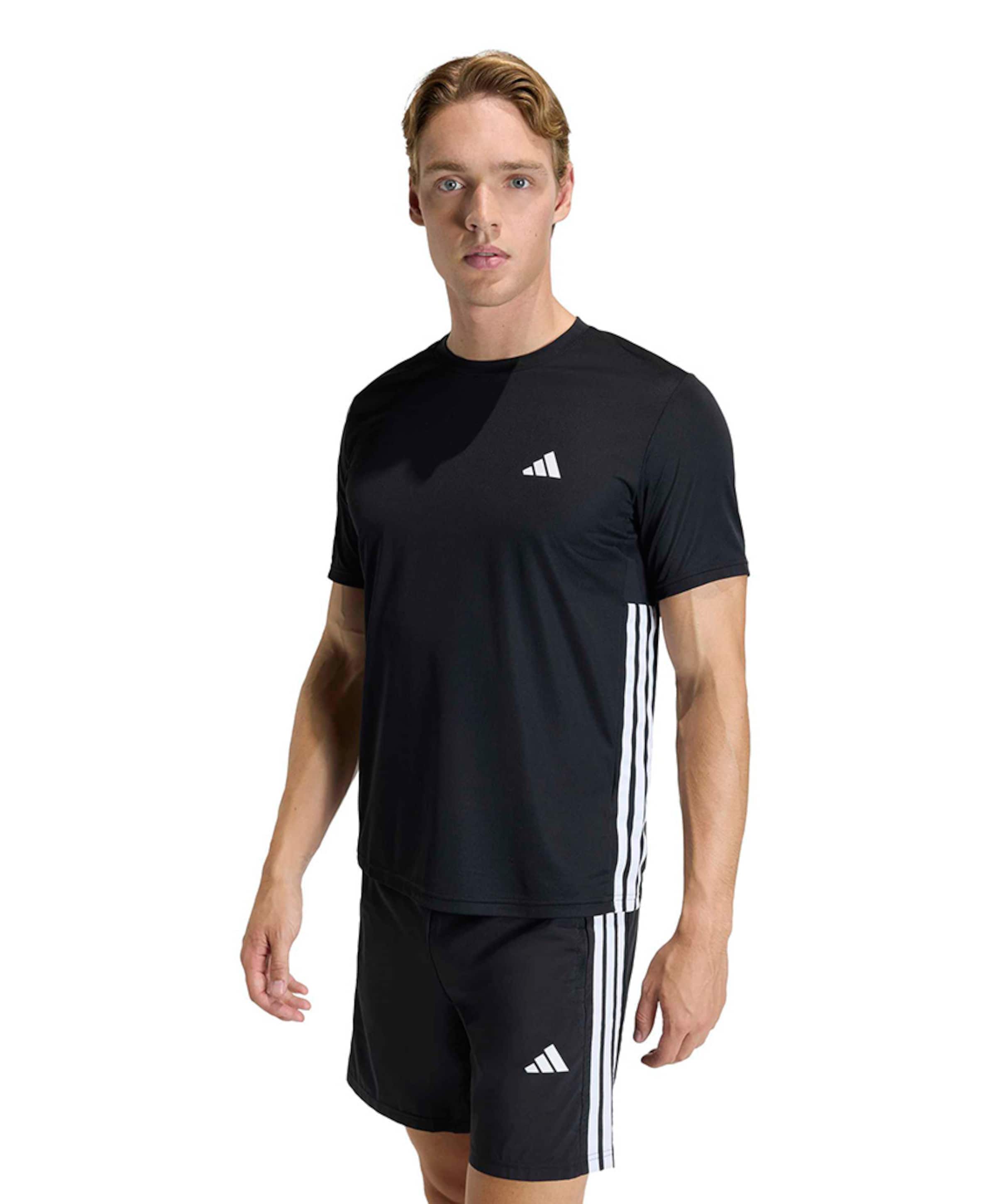 Adidas Heren t-shirt zwart