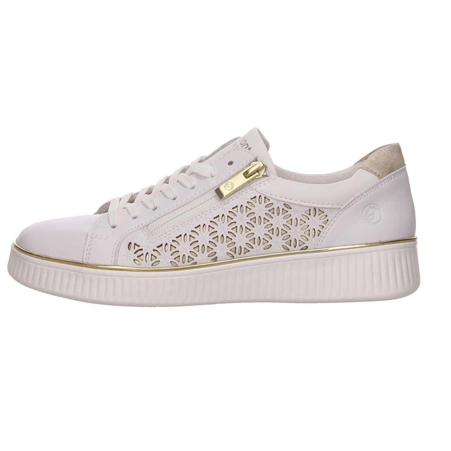 Remonte Sneaker weiß/gold weiss/weiss kombi