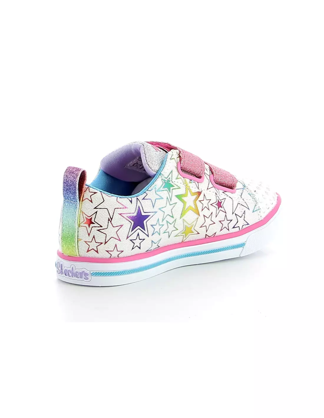 SKECHERS SPARKLE LITE STARS - Baskets Whitemulti
