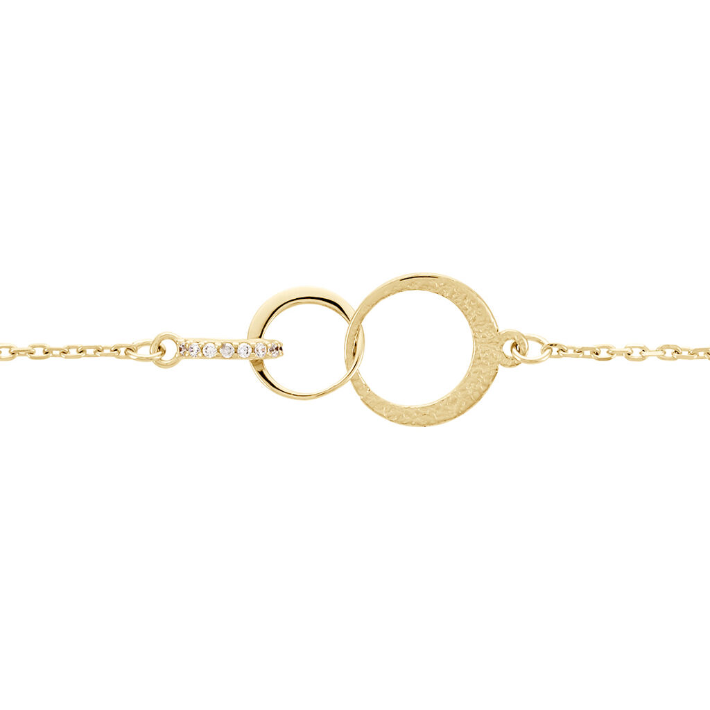 Bracelet Jenni Plaqué Or Jaune Oxyde De Zirconium