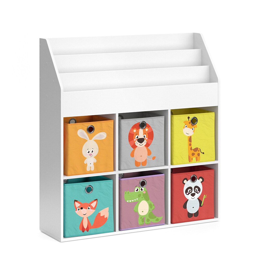 Vicco Kinderregal Bücherregal Aufbewahrungsregal Luigi Spielzeugablage Faltbox