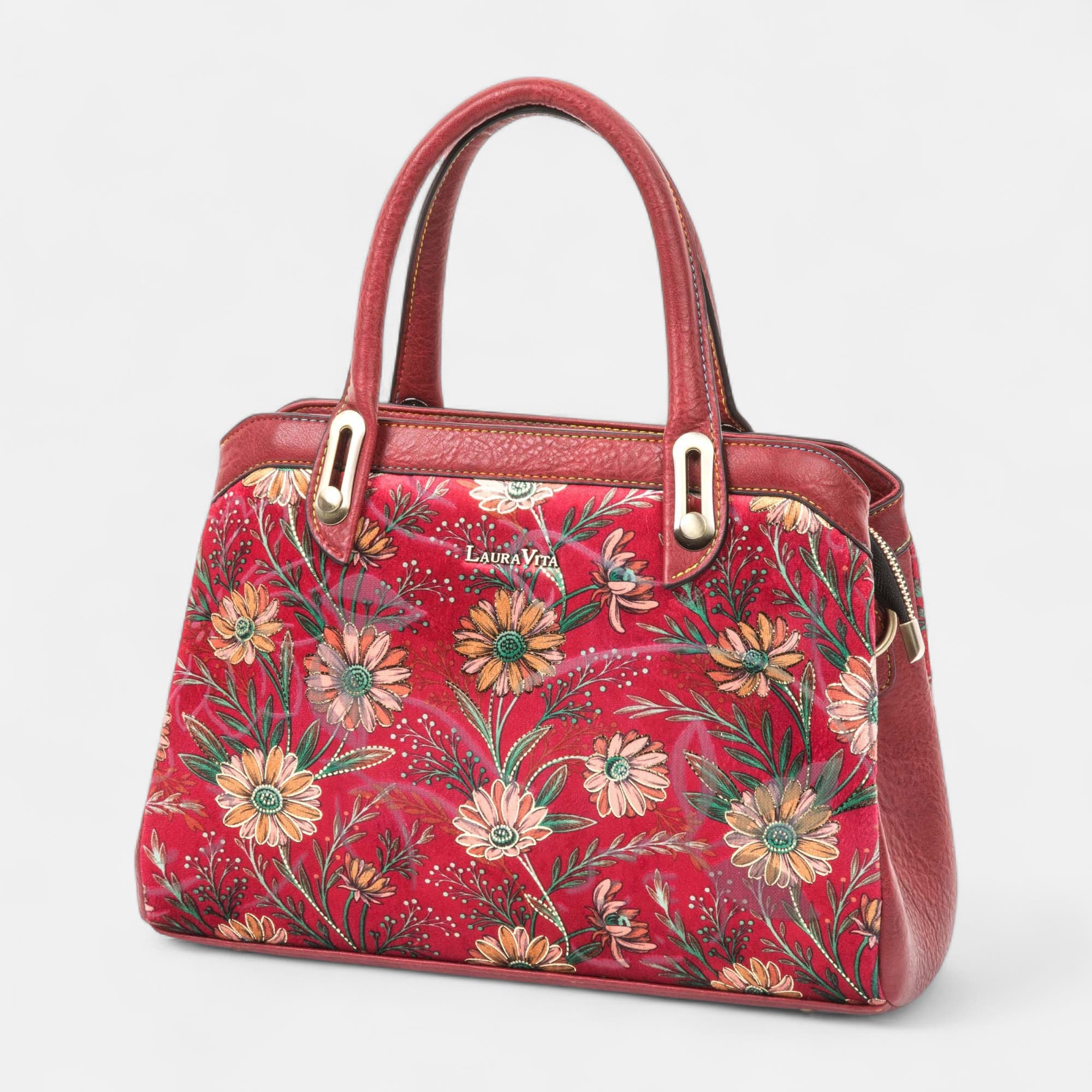 Sac à main rouge