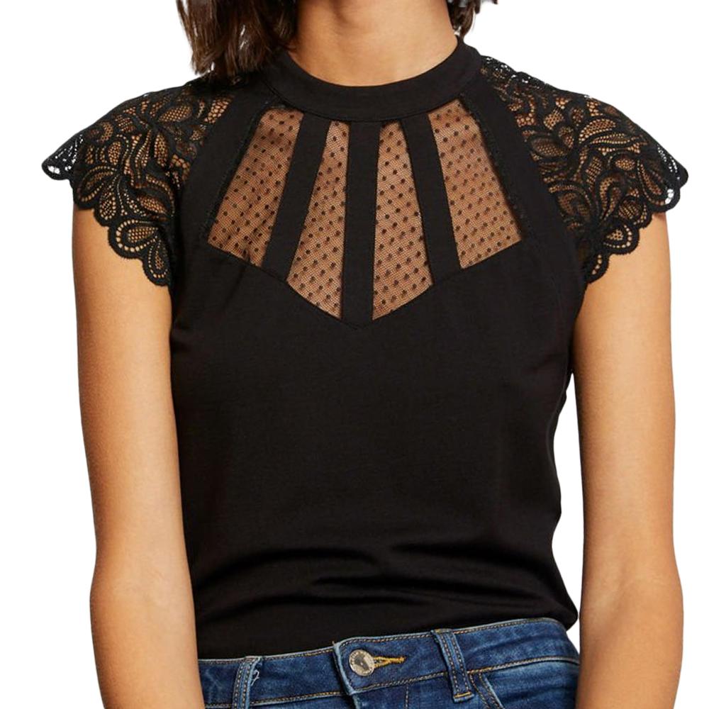 Morgan T-Shirt Noir Femme Morgan TEMINE