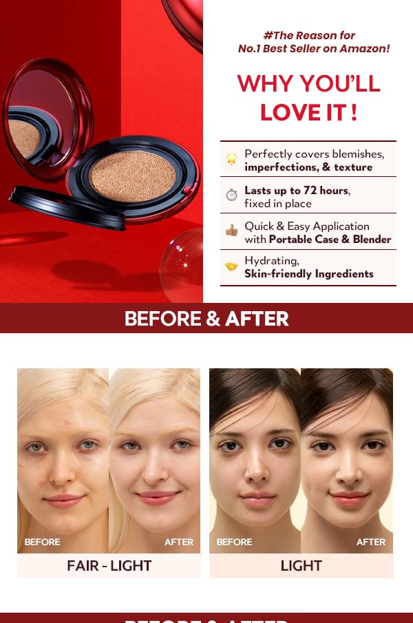 TIRTIR - Mask Fit Red Cushion 6 Shade Trial Kit - 5 kleuren
