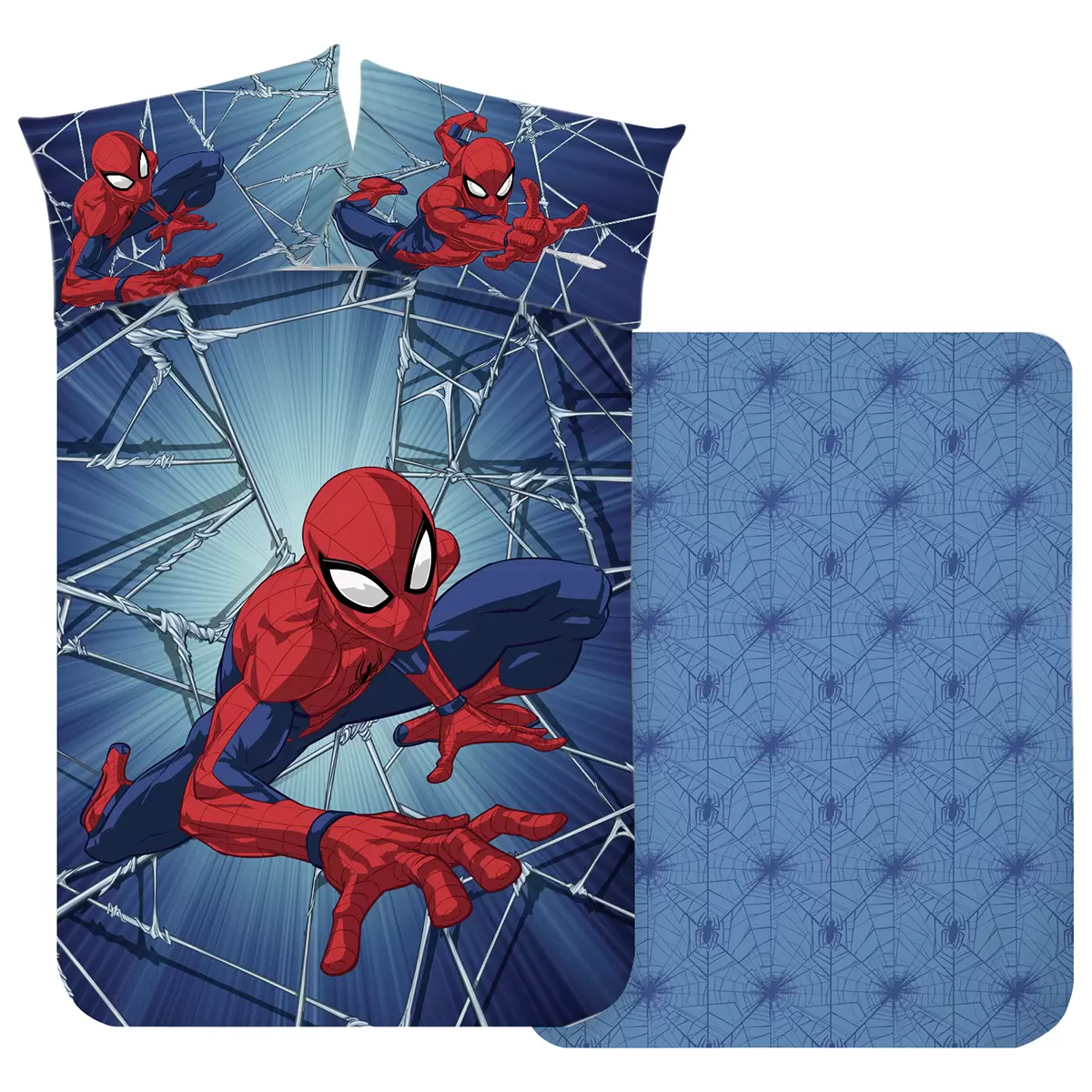 Bettwäsche-Set Spiderman Net Bunt
