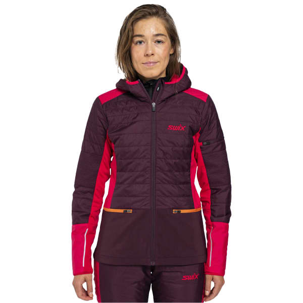 Veste ski de fond SWIX HORIZON JACKET W DARK AUBERGINE/CERISE