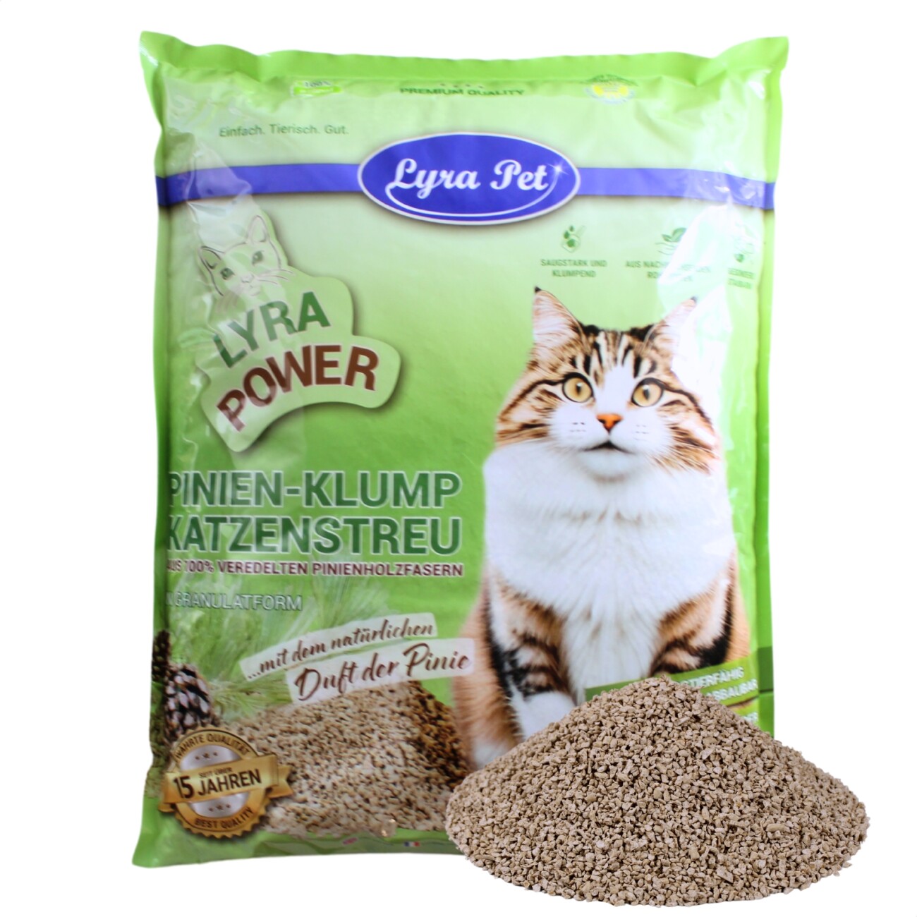 Lyra Pet Lyra Power Pinien Katzenstreu klumpend 30l