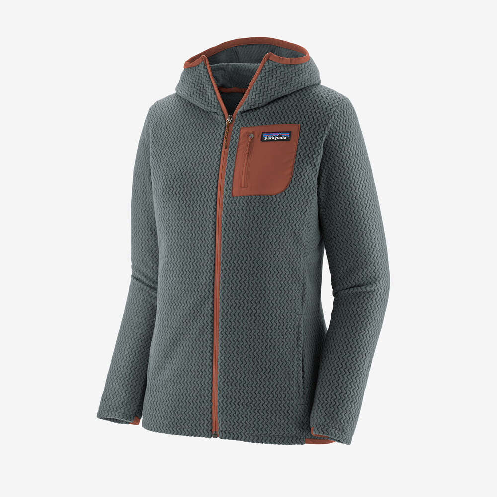 Damen-Kapuzenpullover R1 Air mit durchgehendem Reißverschluss