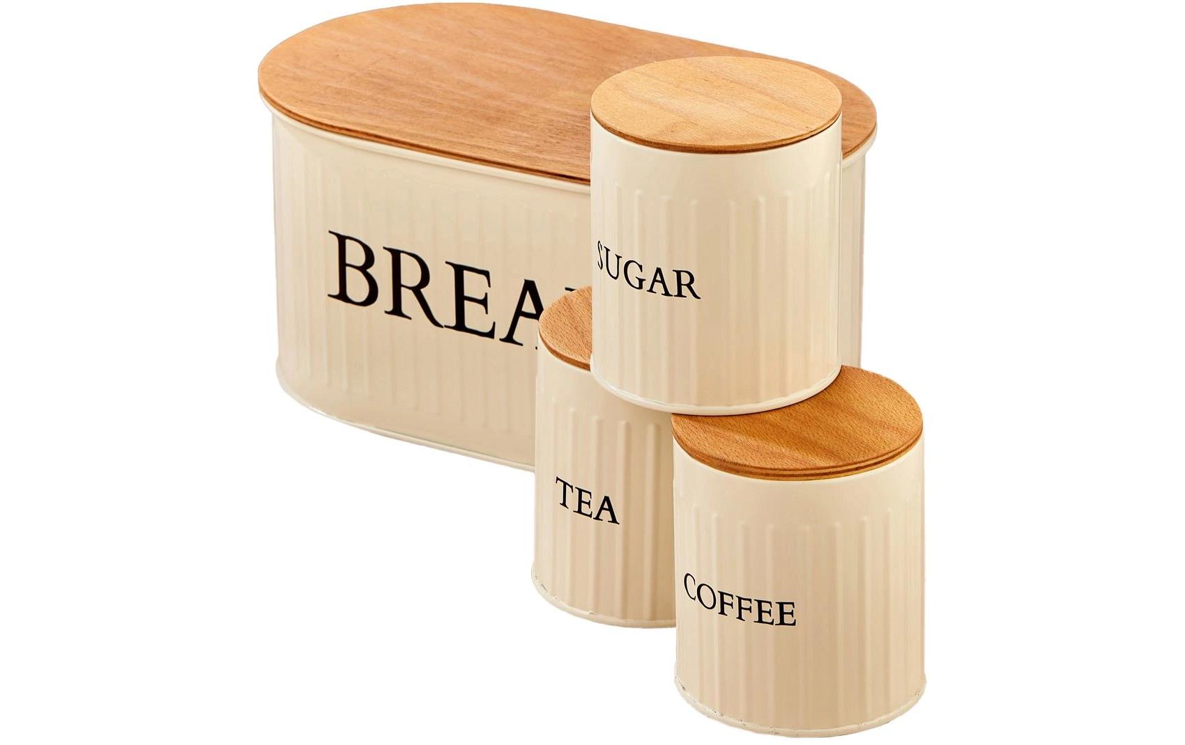 Brotkasten M0265 CrèmeAufbewahrungsboxen-Set (4 Stück)