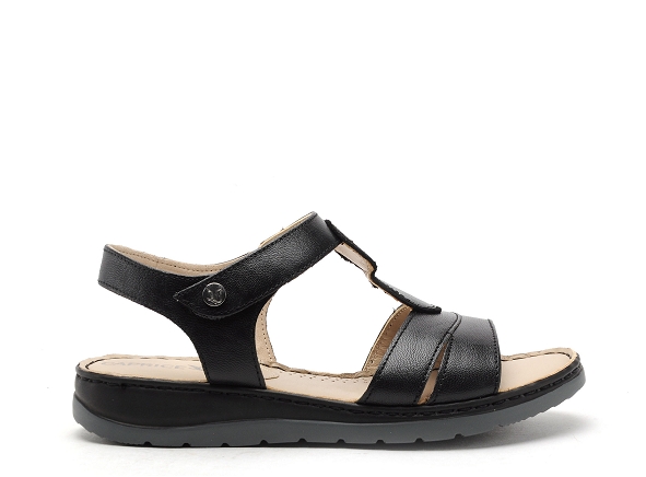 Caprice nu pieds plats femme 28154 noir